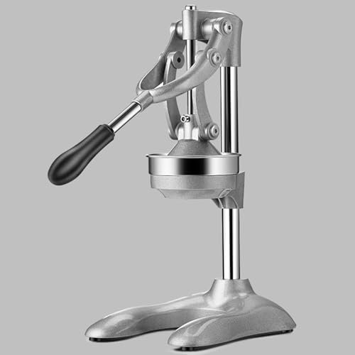 Exprimidor de cítricos de hierro fundido para uso doméstico y comercial, para zumo de limón y naranja. Exprimidor y triturador profesional de acero inoxidable. Exprimidor de naranjas manual de alta