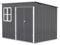 Casetta per attrezzi Outsunny 4,13 m³, casetta da giardino, 260 x 177 x 190 cm, casetta per attrezzi con finestra, porta con serratura, garage per biciclette, mobile da giardino in acciaio, per