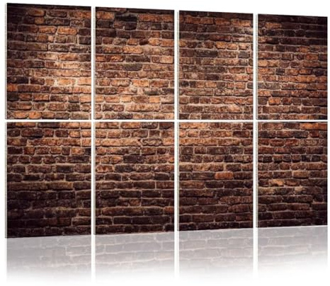 8 Pack Acoustic Foam Panels Sound Proofing Panels Old brick wall Acoustic Wall Panel Soundproofing for Livingroom Nursery Room 48x32 Home Decor