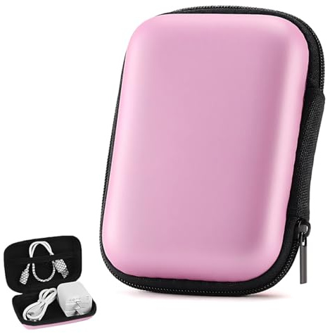 BIKPRST 1 Pezzi Custodia Per Hard Disk Esterno Memoria Esterna Portatile Disco Esterno Protettiva Borsa Antiurto Rigida Cover Case Custodia Hard Disk Esterno Materiale Eva -Protegge Il Disco Rigido