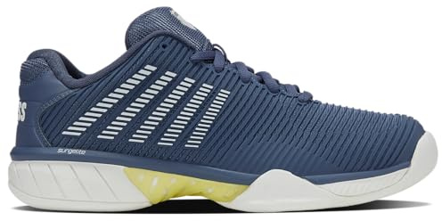 K-Swiss Mens Hypercourt Express 2 Carpet Tennis Shoe, Vintage Indigo Blanc De Blanc Luminary Green, 10 UK