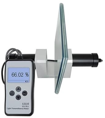 JOXLOVER Testeur de Transmission Optique VLT LS116, mesureur de Transmission Lumineuse avec lumière Blanche Visible de 380 à 760 nm