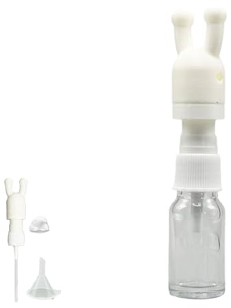 Inalatore nasale per aromi a doppio foro, inalatore di oli essenziali a prova di perdite, prevenzione delle perdite migliorata, per migliorare l'aromaterapia,10ml-1pc,White