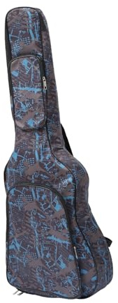 Didiseaon Guitar Storage Bag Thick Padded Oxford Cloth Guitar Tote with Double Straps Backpack Carrying Case for Beginners and Professionals