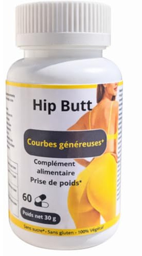 Hip Butt 3 Days Suplemento Dietético, 60 Cápsulas