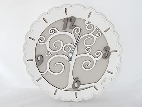 Digiglio Bomboniere Orologio Da Parete Legno Albero Della Vita 40x40 Cm