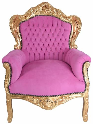 Palazzo Cat588a39 - Poltrona XXL con imbottitura, colore: Oro rosa