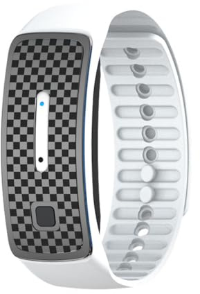 Kexpery Pulsera repelente de mosquitos ultrasónica Repelente de mosquitos electrónico portátil Reloj de pulsera antimosquitos para actividades al aire libre (B)