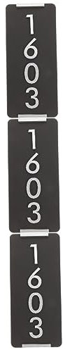 Angoily 3 Pièces Panneaux De Rue Personnalisés Porte De Bureau Numéros D'Adresse De Maison Boîte Aux Lettres Plaque Signalétique Panneaux D'Adresse Pour Maisons De Pour