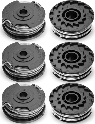 Replacement Strimmer Wire Compatible with Bosch ART 27, Mellbree 6PCS Strimmer Spool Line Compatible with Bosch ART 27 30 24 30-36 LI