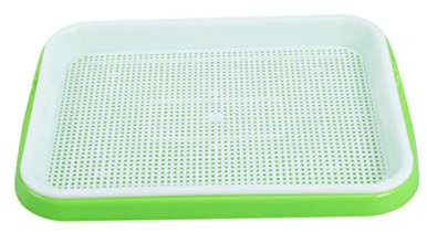 CAXUSD Vassoio Germogliatore in Pp per Coltivazione Alimentare Vassoio di Stoccaggio per Frutta E Verdura Design A Griglia Ventilazione