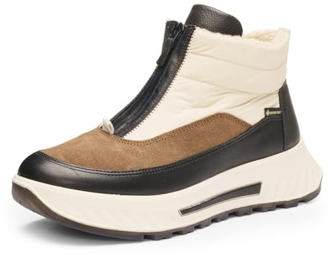 ara damer ST.Moritz-GTX stövletter, svart, Seam, Cream, 41,5 EU bred, Svart sesamkräm, 41.5 EU bred