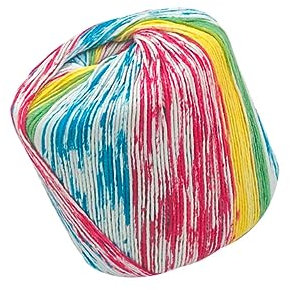 PartyKindom Baumwollgarn Farbverlauf Baumwollfaden Häkeln Strickgarn Für DIY Pullover Mützen Schals Handschuhe Handarbeit Zubehör