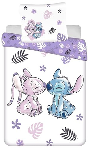 Disney Stitch Wendebettwäsche, Baumwolle, 160 × 200 cm, Oeko-TEX (B)