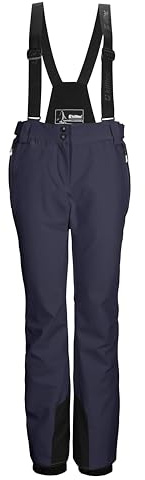 Killtec Damen Skihose/Funktionshose mit abnehmbaren Trägern, Kantenschutz, Schneefang und Beinventilation Ksw 61 Wmn Ski Pnts