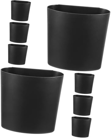 ELAYARD 8 Piezas Colgantes Portavasos para Carrito Organizador Plástico Multifuncional para Salón de Belleza y Hogar Cestas Portátiles para Almacenamiento Flexible