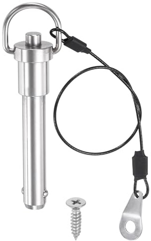 PATIKIL Perno A Sgancio Diametro 0.47 x Lunghezza Utilizzabile 2 12x50mm