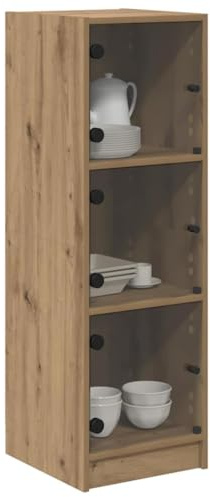 vidaXL Highboard Artisan-Eiche 35 x 37 x 109 cm Holzwerkstoff