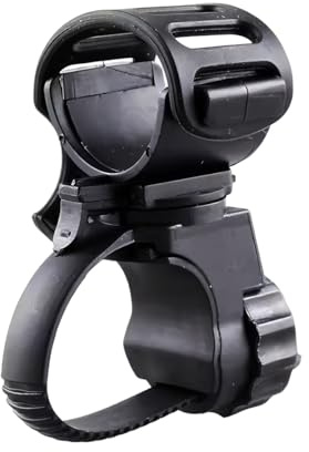 Ludom Metal Detector Pinpointer Holder Bike Flashlight Holder Flashlight Mount for Underground Detectors Rotation