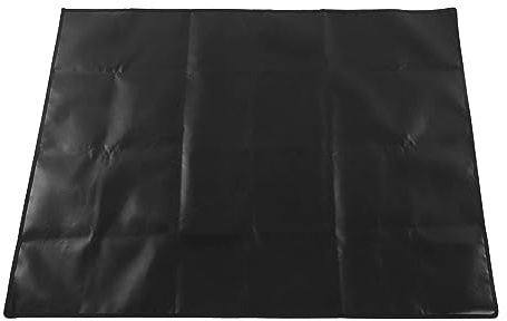 TianfuSpanda Alfombrilla para Debajo de la Parrilla Doble Cara, ignífuga, Resistente al Calor, Impermeable y Reutilizable, para Suelo de Barbacoa, fogatas, Patio y Camping
