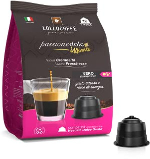 Lollo Caffè - 192 Capsule PassioneDolce Nero - Comp. Dolce Gusto
