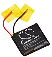 CS-PEB112SH Battery 130mAh compatible with [Pebble] 401S, E-Paper, Pebble Steel, Watch 2 replaces P121112