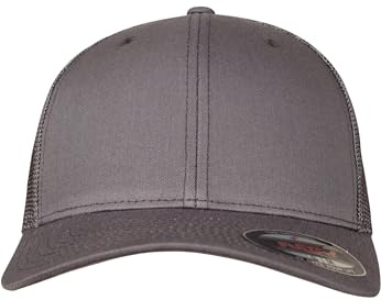 Flexfit Unisex Mesh Trucker Mütze, darkgrey,S/M