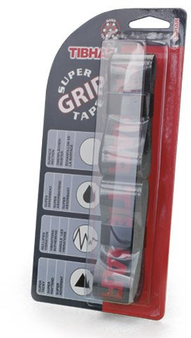 Tibhar Super Grip Tape schwarz/rot