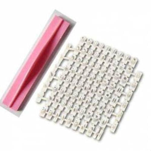 Ausstecher Buchstaben Stempel Set