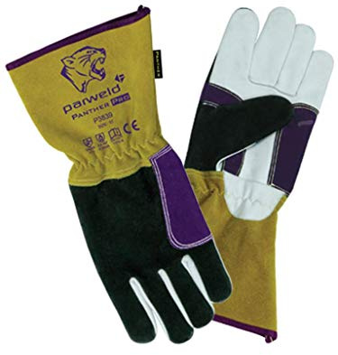 Pack of 10 Pairs Parweld Panther Premium Pro TIG Welding Gloves Gauntlets