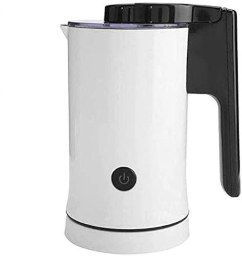 NOOFIE Máquina de Espuma de Leche, vaporizador automático de Espuma de Leche Caliente fría, Calentador de Espuma, Interior de Varilla (Blanco) 1015