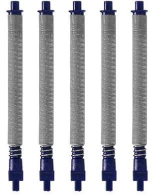 EsportsMJJ 5 piezas Filtro de Pistola Sin Aire Filtros de Pistola de Pulverización Acero Inoxidable 304 Accesorios de Máquina de Herramientas Eléctricas - F