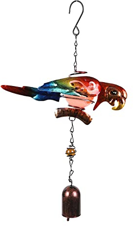 Campanula - Scacciapensieri in metallo, stile retrò, motivo animale, decorazione creativa, per esterni, decorazione per interni ed esterni, motivo anime giapponesi (A, taglia unica)