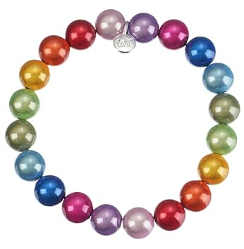 Leslii Reflective Pearls Perlen-Armband Magic 3D-Effekt