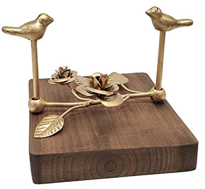 Multifunktionaler Tissue-Box-Halter Kreativer Quadratischer Retro-Papierhandtuchsitz Mit Rosendrucktisch for Zuhause, Desktop-Aufbewahrung, Hotel Dekorativer Serviettenhalter