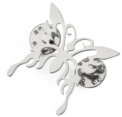 Dreamtimes Schmetterling Brosche Pins für Frauen Insekt Pin Anstecknadel Edelstahl Pin Sicherheitsnadel Cute Butterfly Form Korsagen Broschen Dekoration