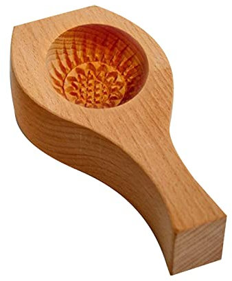 PEILINZE Mooncake Mould Wooden Baking Mold Flower Shape Chinese Traditional Mid-autumn Festival Mold