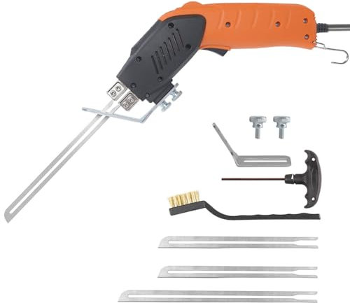 HYPEJET 200W Elektrischer Styroporschneider Set mit Luftgekühlter, Styropor Schneidwerkzeug mit 3 Klingen für Styropor, EPS, EPP, KT Board