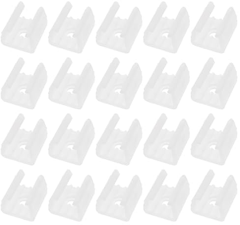 Create idea 50 Stück LED-Streifen-Fixierclips Halteranschluss 10 Mm Zur Befestigung von Neonlicht Alle Arten von Lichtbändern Zur Befestigung von 2835 Neonlicht 220 V COB-Kunststoffschnalle