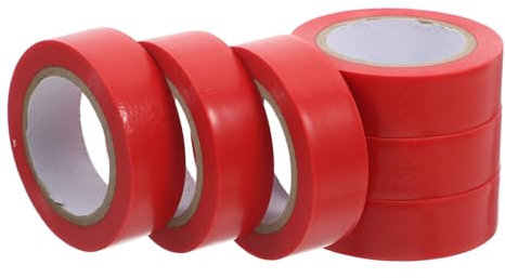 Gatuida 6rollos Cinta Aislante Eléctrica De Resistente Temperatura y Salpicaduras Para Electricistas y Automovilistas