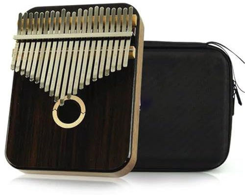 Kalimba Instrument 17-Tasten-Kalimba-Musikinstrument, Holz, 21-Tasten-Kalimbas, Musiktastatur, Professionelle Initianten, Tragbares Fingerklavier(21 keys2)