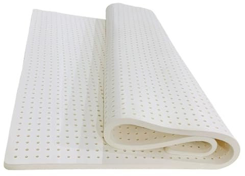 BIWKONI Dick 3,5 cm Latex Matratze Grün Natürliche Organische Latex Matratze Topper, Weiche Atmungsaktive Rebound Latex Schaum Bett Pad,3.5cm Thick,90 * 200cm