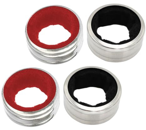 Mikikit 4pièces Collier Acier Inoxydable pour Vin Stop Gouttes Et Anneaux Anti-débordement Accessoires Élégants pour Maison Fêtes Préserve Votre Table des Éclaboussures Et Taches