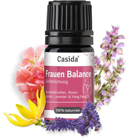 Casida Frauen Balance Duftmischung – 100% naturrein & ausgleichend – 5 ml