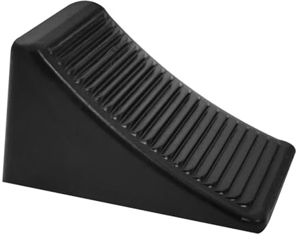 Gogogmee Stop Ruota Triangolare in Gomma per Auto e Camion Blocca Ruote Antiscivolo per Rimorchi e Camper Fermaruota Resistente e Stabile per Viaggi e Parcheggio