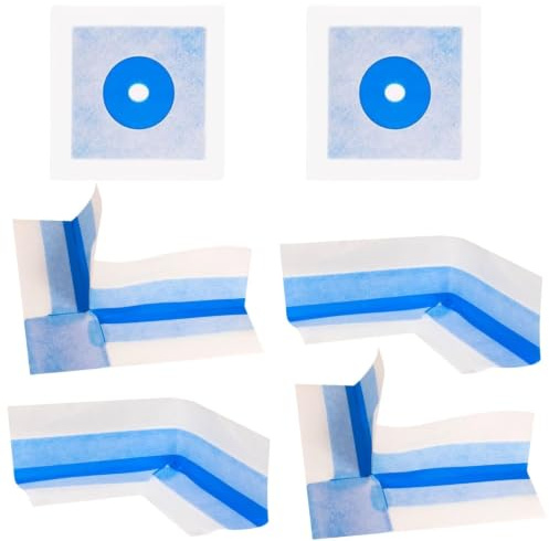 Dichtband Set, Dichtmanschette Dusche, Manschetten | Außenecke Innenecke, Dicht-Set für den Innen und außen bereich für Abdichtung Dusche Bad Küche Wand Wasserdicht