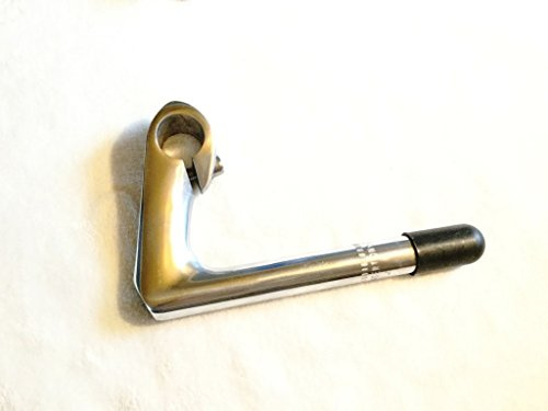 Fixed Singlespeed Classic zweiteiliger Lenker Vorbau zweiteilig 22,2 mm 25,4 80mm (Silber)