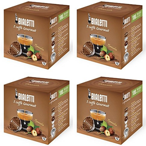 Bialetti Capsule Espresso Nocciola, 48 Pezzi