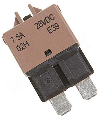 ESUPPORT 12V/24V 7.5A Kfz Audio Manuelle Reset Schalter Audio Inline Leistungsschalter Sicherungshalter Schutz Sicherung zurücksetzen