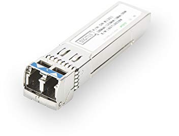 DIGITUS Module SFP+ - 10 Gbit/s - Compatible HP & HP Aruba - Mini GBIC - pour câble à fibre optique monomode - LC duplex - longueur d'onde 1310 nm - portée 10 km - Plug & Play